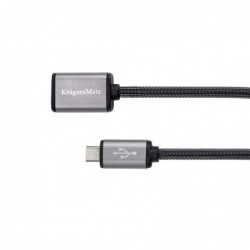 KM0332 USB-micro USB kabel zásuvka-zástrčka 1,0m Kruger & Matz