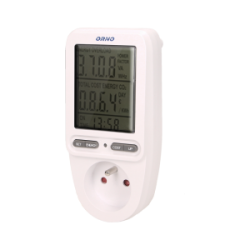 Wattmetr, energetická kalkulačka s LCD displejem