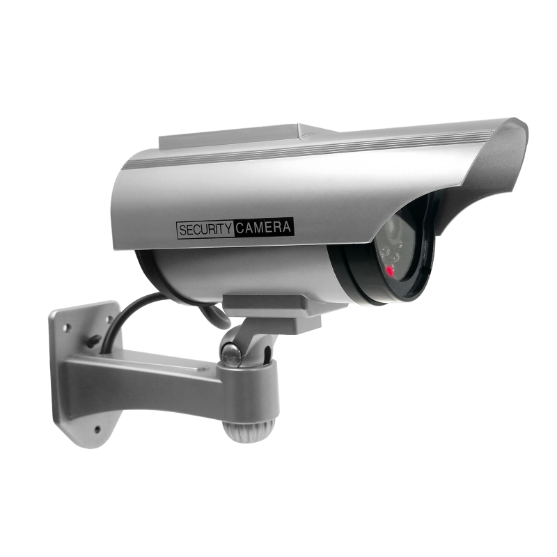 Maketa CCTV monitorovací kamery se solárním panelem