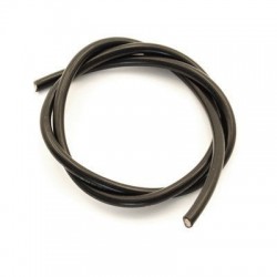 Silikonový drát 13AWG / 2,62 mm2 (černý) 1m