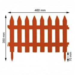 Zahradní plot Classic 3,2 m terakota