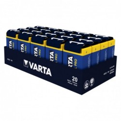 20x alkalická baterie Varta...