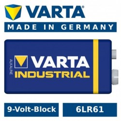 Alkalická baterie Varta Industrial 6LR61 9V R-9