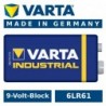 Alkalická baterie Varta Industrial 6LR61 9V R-9