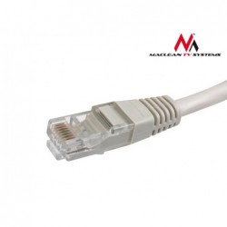 MCTV-655 kabel, UTP cat6 plug-to-plug propojovací kabel 10 m šedý Maclean