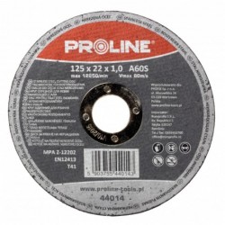 44012 Řezný kotouč na nerezovou ocel T41, 125x1,2 mm, Proline