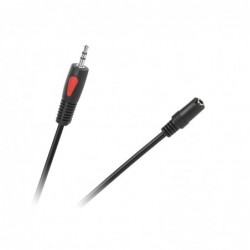 KPO4006-1,8 Jack kabel 3,5 plug-to-socket 1,8 m Cabletech Eco-Line