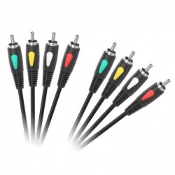 KPO4003-1.0 Kabel 4RCA-4RCA 1,0m Cabletech Eco-Line