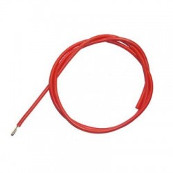 Silikonový drát 20AWG / 0,5mm2 (červený) 1m