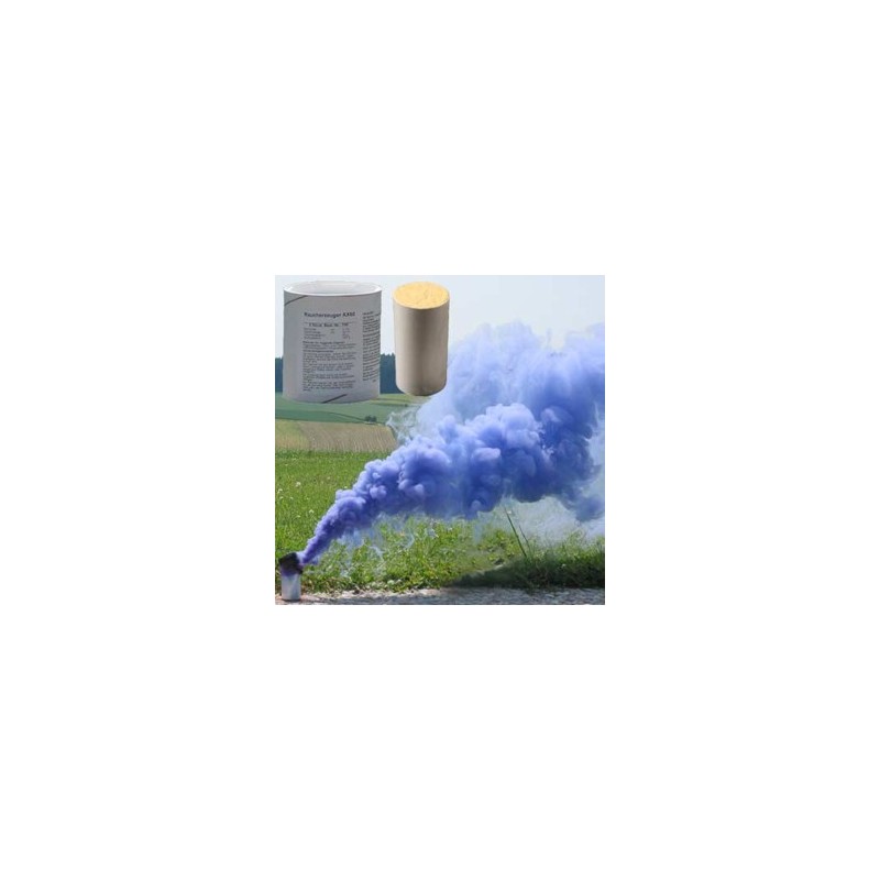 Velká kouřová svíčka AX-60 modrá - 5ks