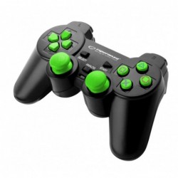 EGG106G Gamepad PC / PS3 / PS2 USB Corsair Black and Green Esperanza