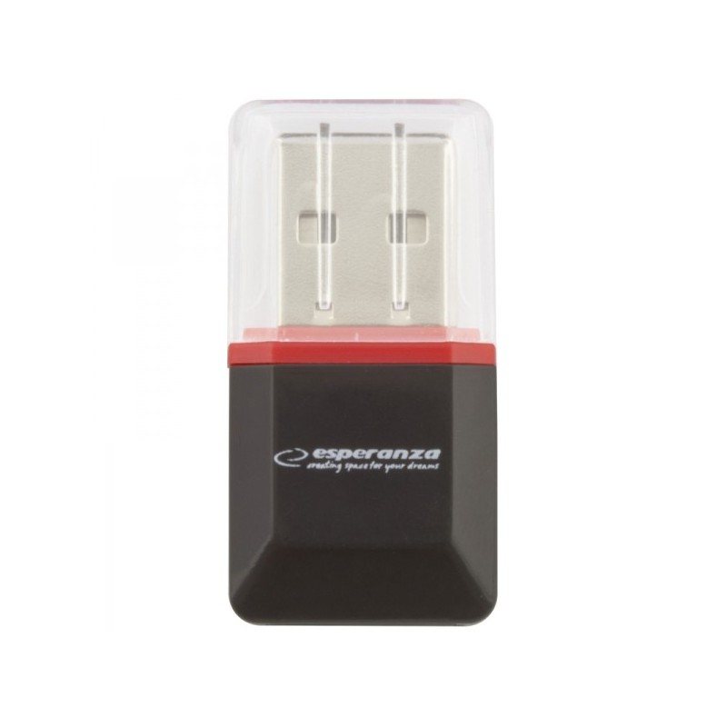 EA134K Micro SD USB čtečka karet Esperanza černá