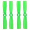 GEMFAN: Gemfan Glass Fiber Nylon Bullnose 3,5x4,5 zelené vrtule (2xCW + 2xCCW)