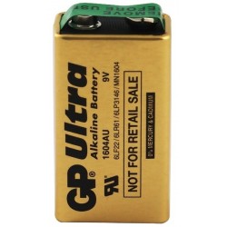 9V GP Ultra alkalická baterie